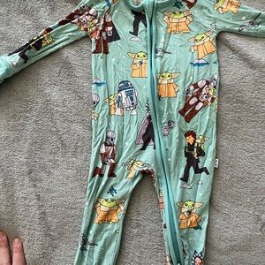 Star Wars Kids One Piece Pajama - Green